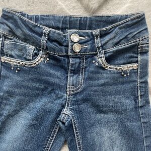 FADED GLORY JEANS W/JEMS GIRL’S SIZE 6
